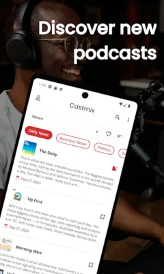 Castmix - Podcast and Radio android App screenshot 6